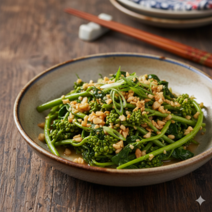 圖片 蒜味油菜花