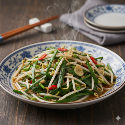 圖片 韭菜黑椒芽